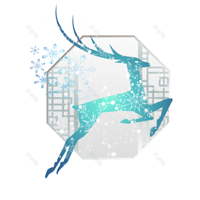 装饰图片,雪花元素,立冬PNG,下雪免抠素材